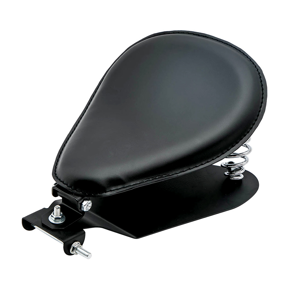 Leather Motorcycle Solo compatible for Seat Mount Bracket Spring compatible for Harley Yamaha Honda XL883
