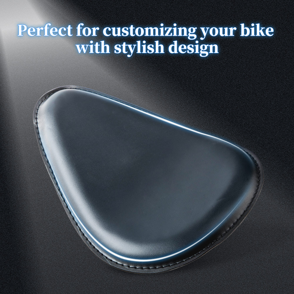 Leather Motorcycle Solo compatible for Seat Mount Bracket Spring compatible for Harley Yamaha Honda XL883