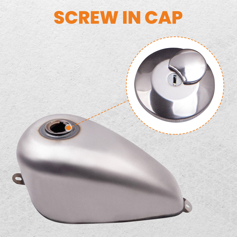 New 1.5 Gallon Gas Tank Direct Mount for Ironhead Bobber