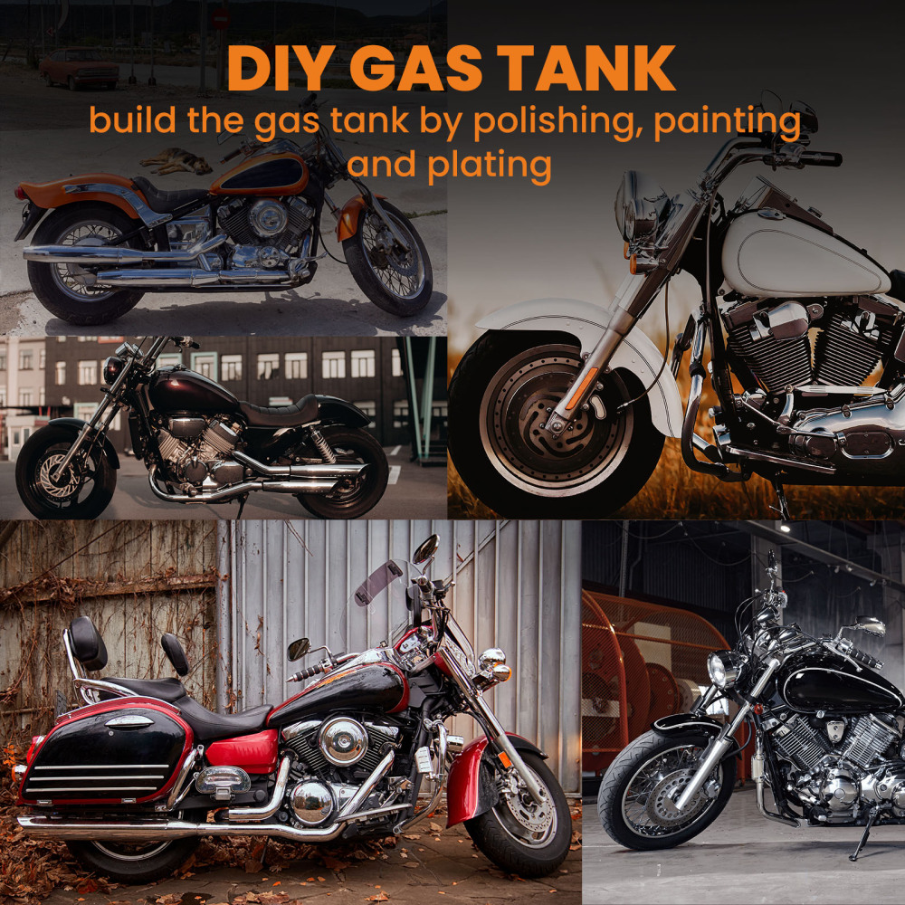 New 1.5 Gallon Gas Tank Direct Mount for Ironhead Bobber