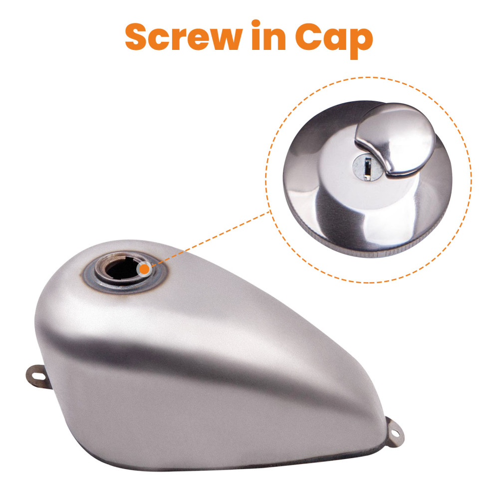 New 1.5 Gallon Gas Tank Direct Mount for Ironhead Bobber
