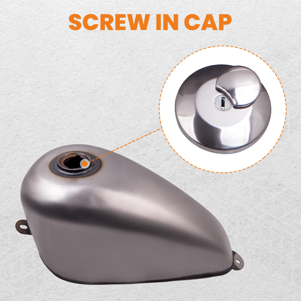 New 1.5 Gallon Gas Tank Direct Mount for Ironhead Bobber