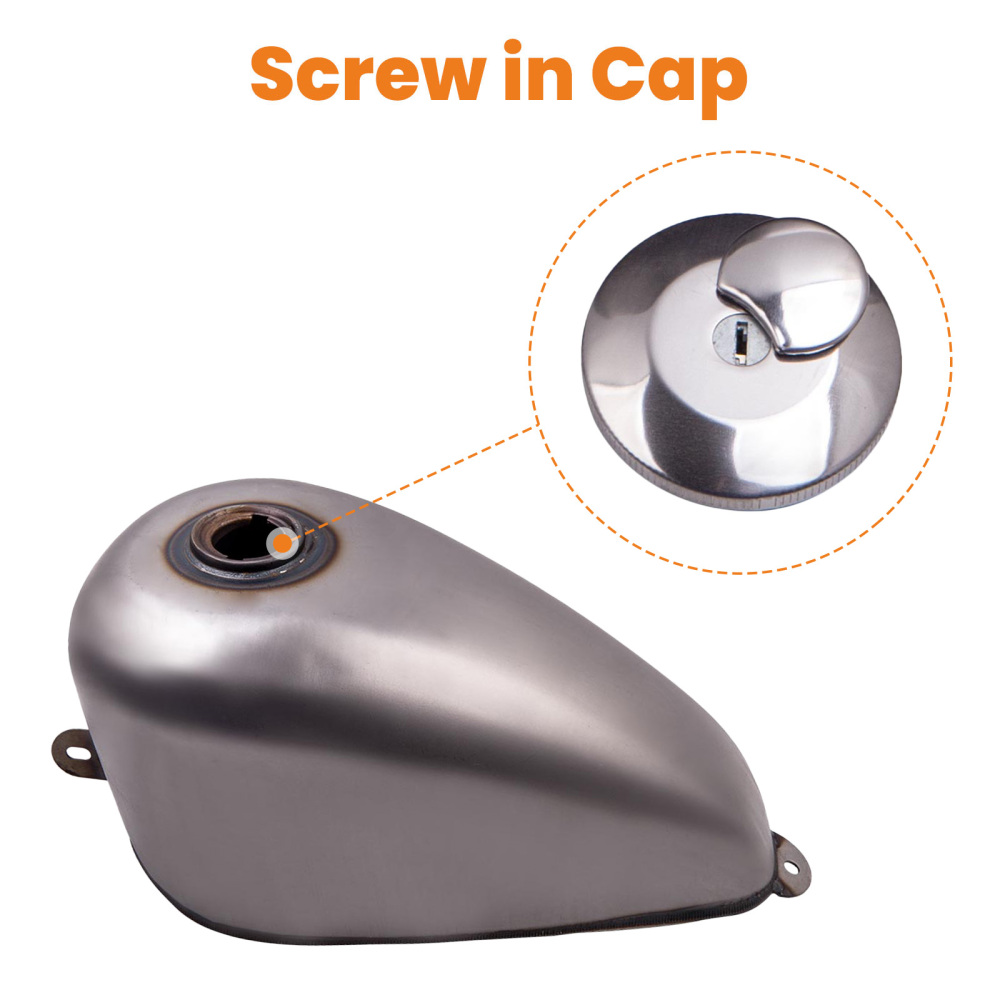 New 1.5 Gallon Gas Tank Direct Mount for Ironhead Bobber