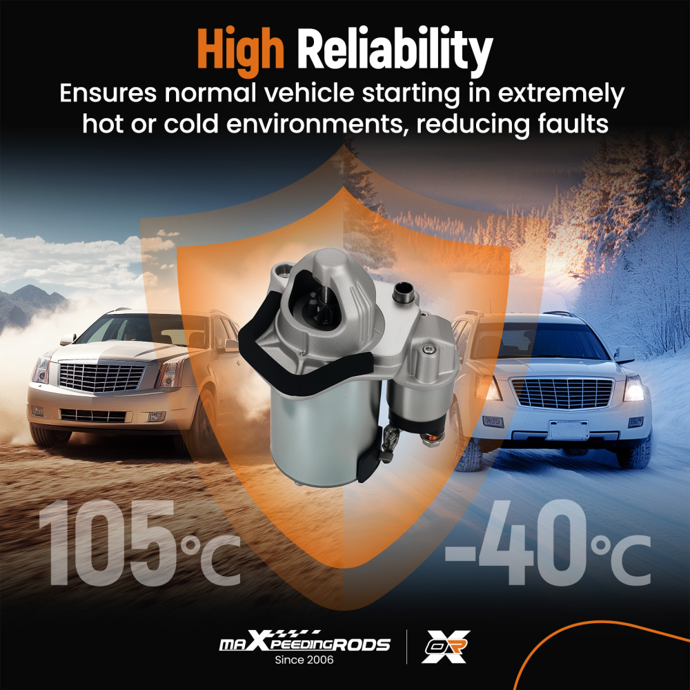 Starter Motor compatible for Nissan Note 1.2L 2013-2022 1196052 12V 8 Teeth CW 0.9kW