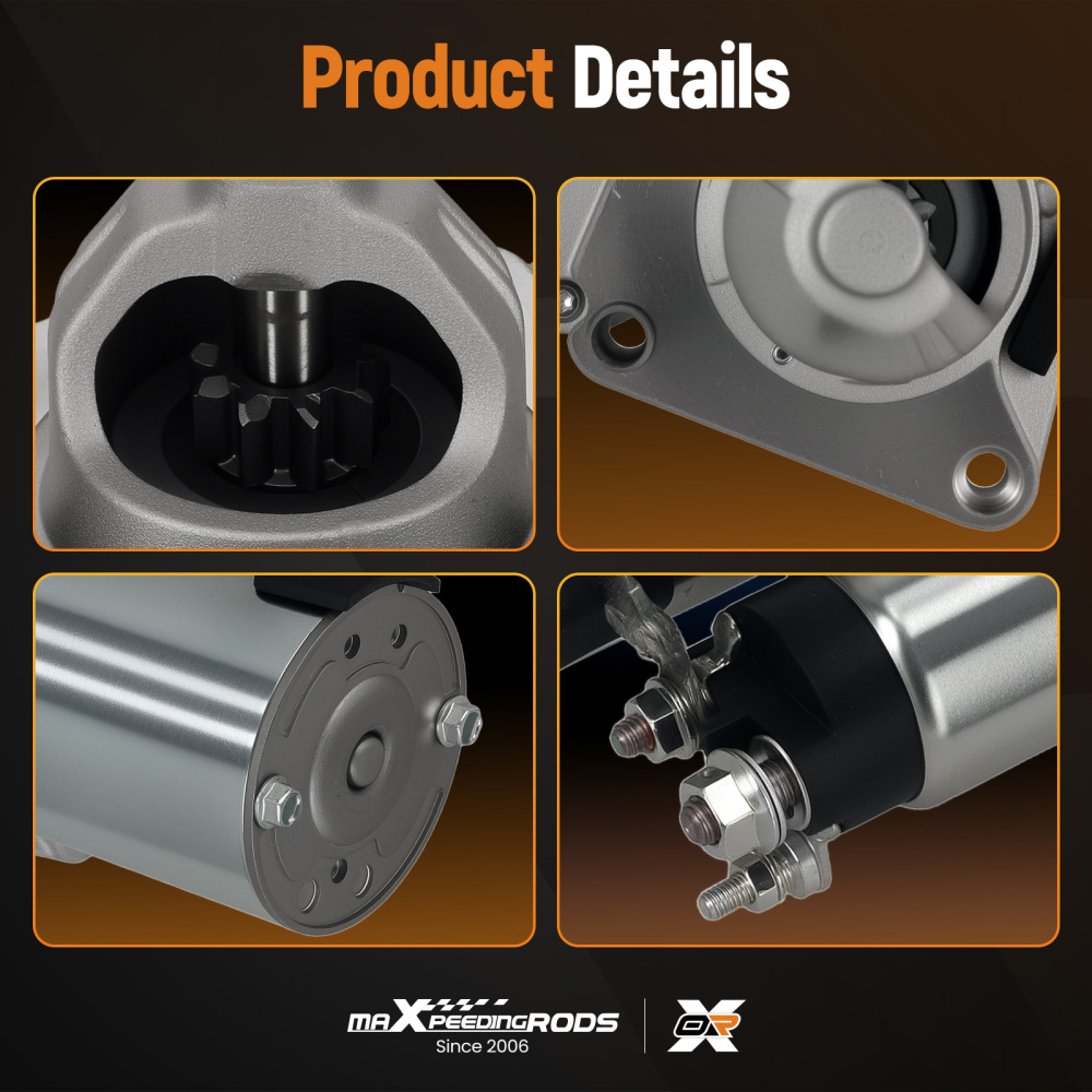 Starter Motor compatible for Nissan Note 1.2L 2013-2022 1196052 12V 8 Teeth CW 0.9kW