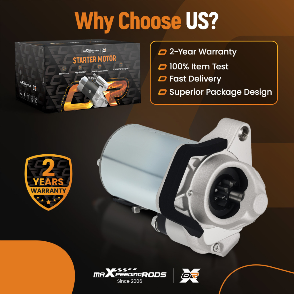 Starter Motor compatible for Nissan Note 1.2L 2013-2022 1196052 12V 8 Teeth CW 0.9kW