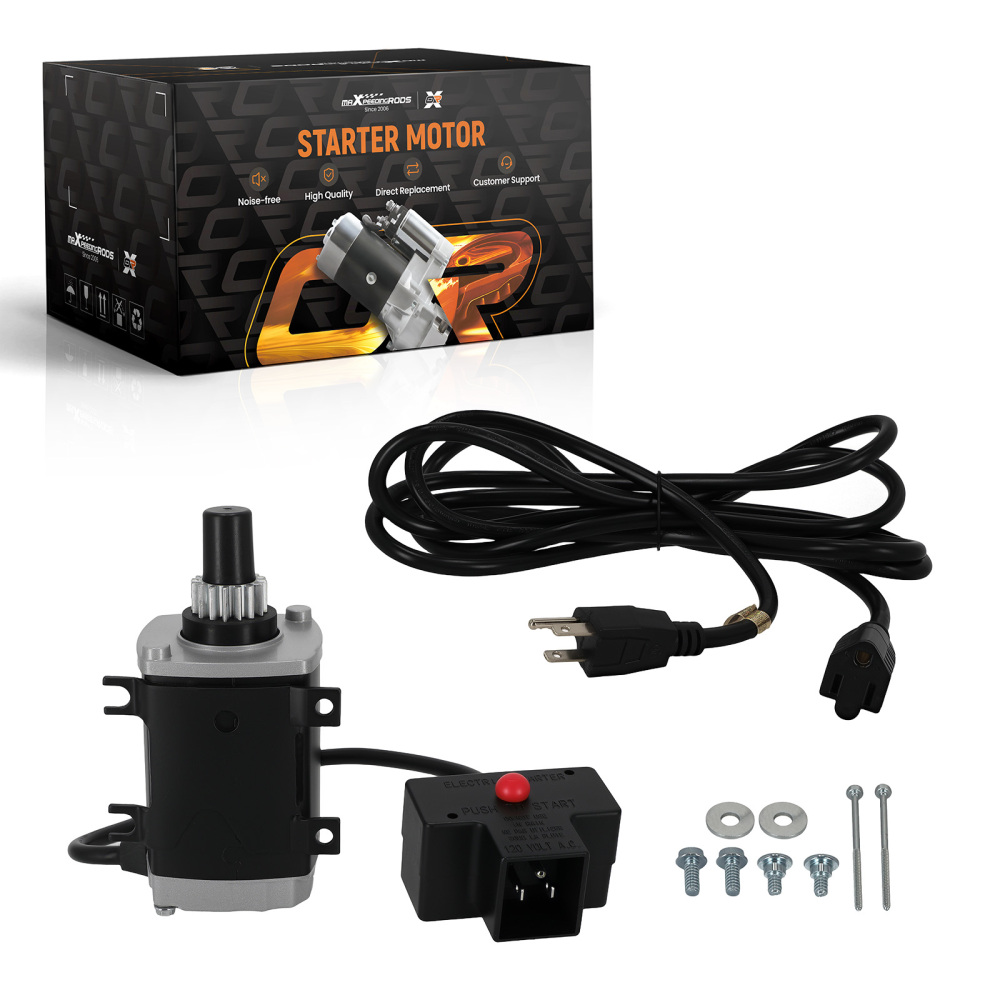 Snow blower Starter compatible for John Deere Snow Blower compatible for Tecumseh 33329E 110V 72403600