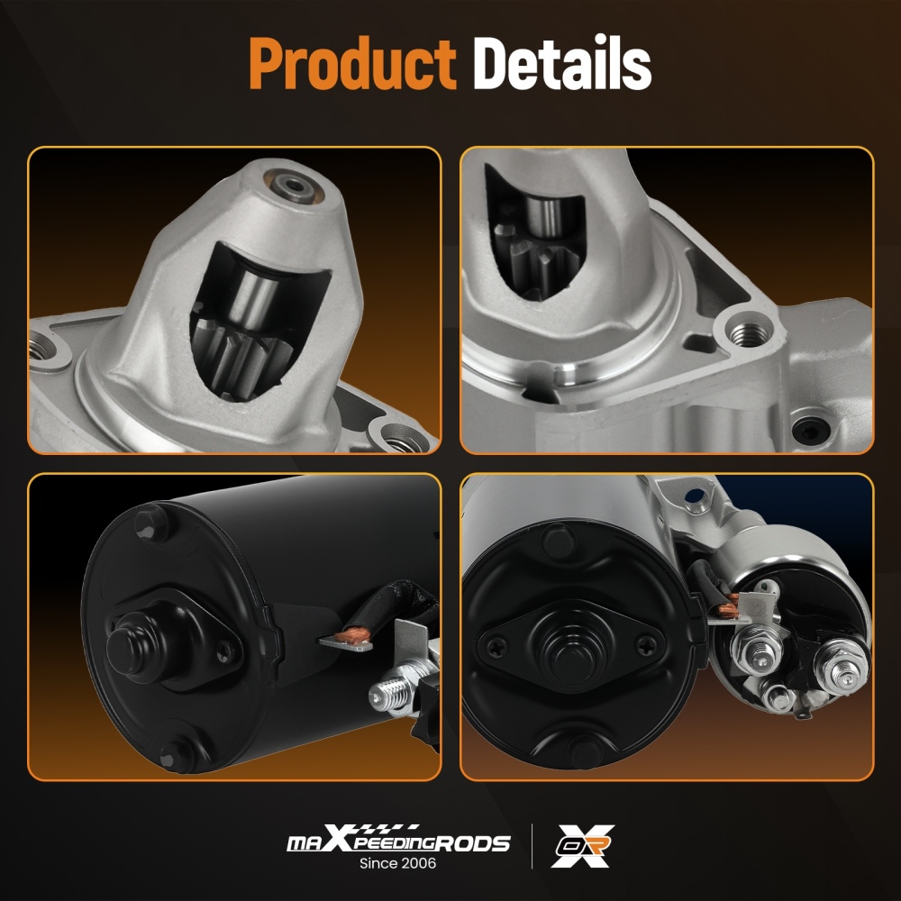 Starter Motor compatible for Mercedes Sprinter 2500 3.0L 11-18 A0009062402 1.8kW 10 Teeth