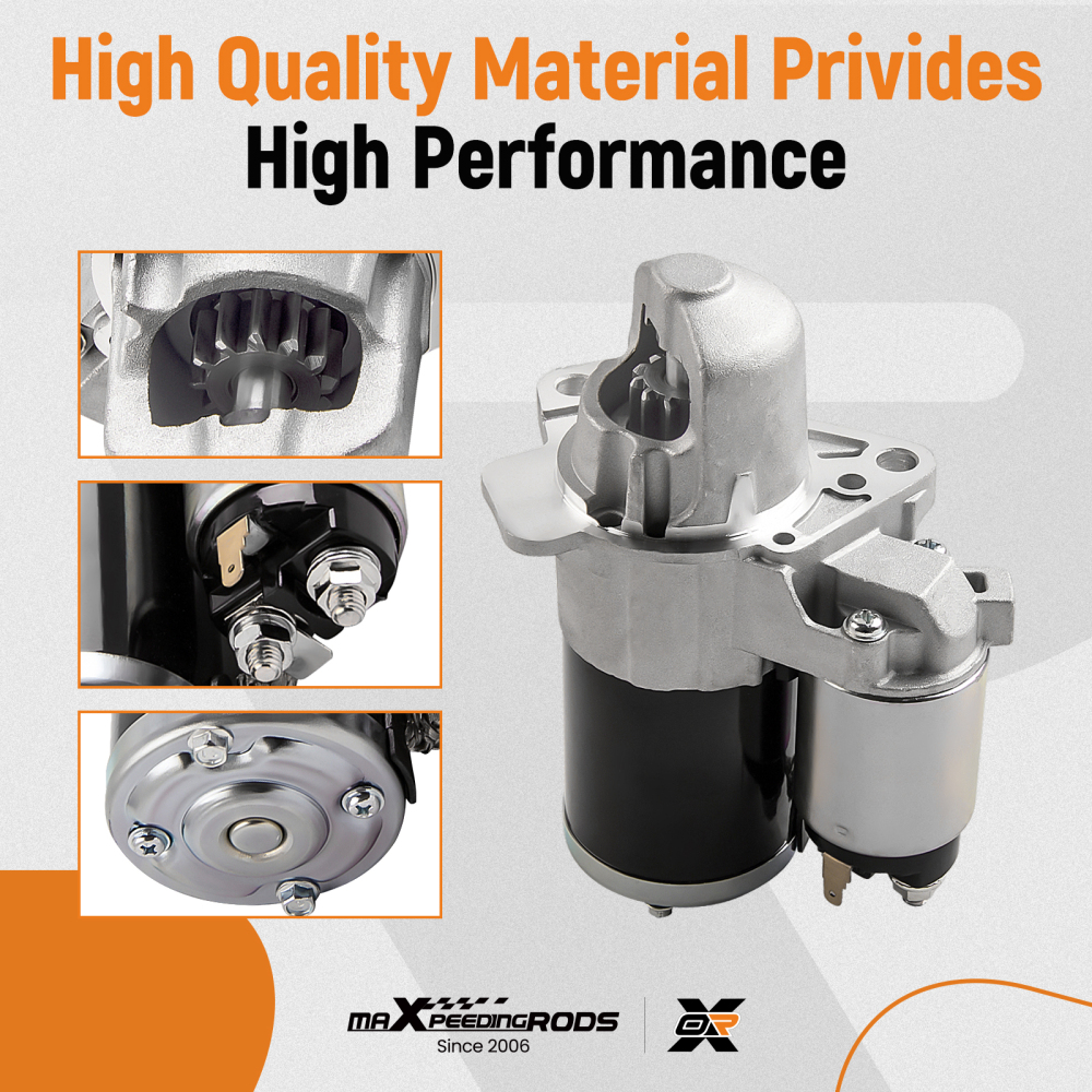 Starter Motor for all compatible for Holden Commodore VZ VE V6 (LY7) 3.6L Petrol 2004 - 2013