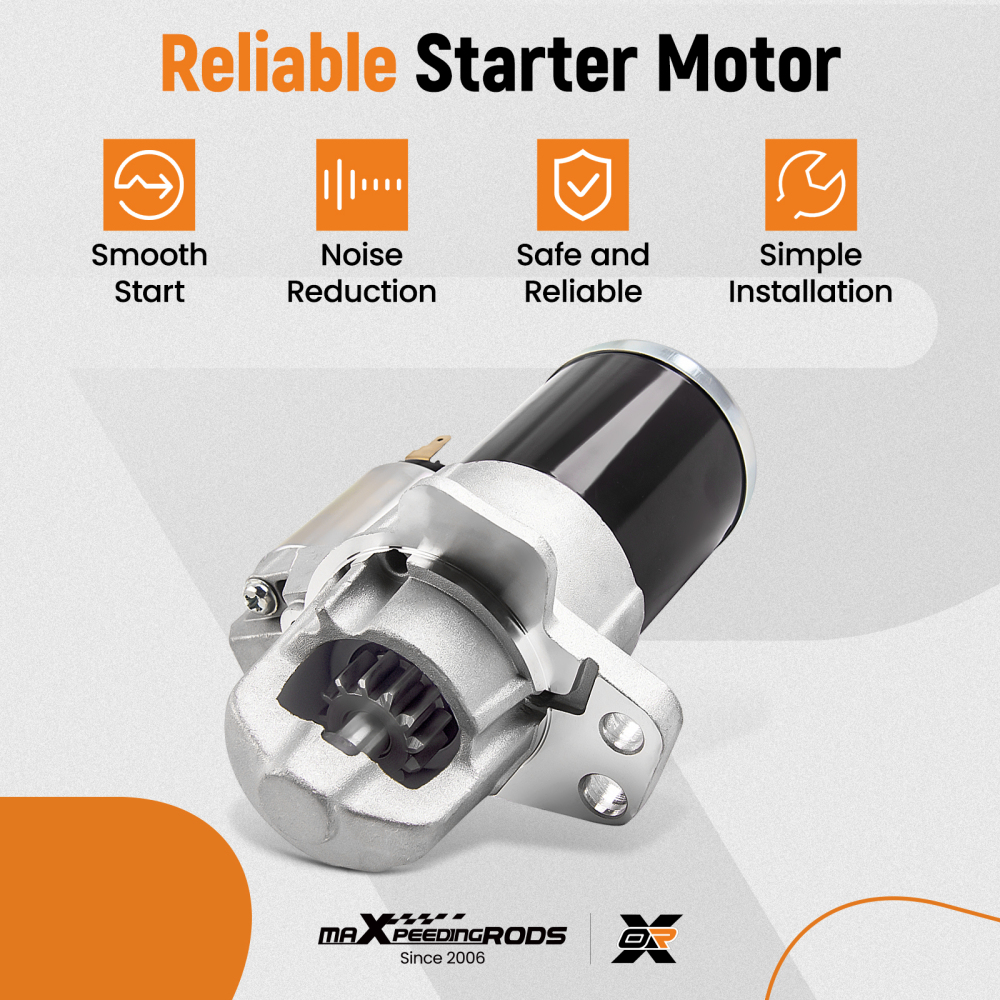 Starter Motor for all compatible for Holden Commodore VZ VE V6 (LY7) 3.6L Petrol 2004 - 2013