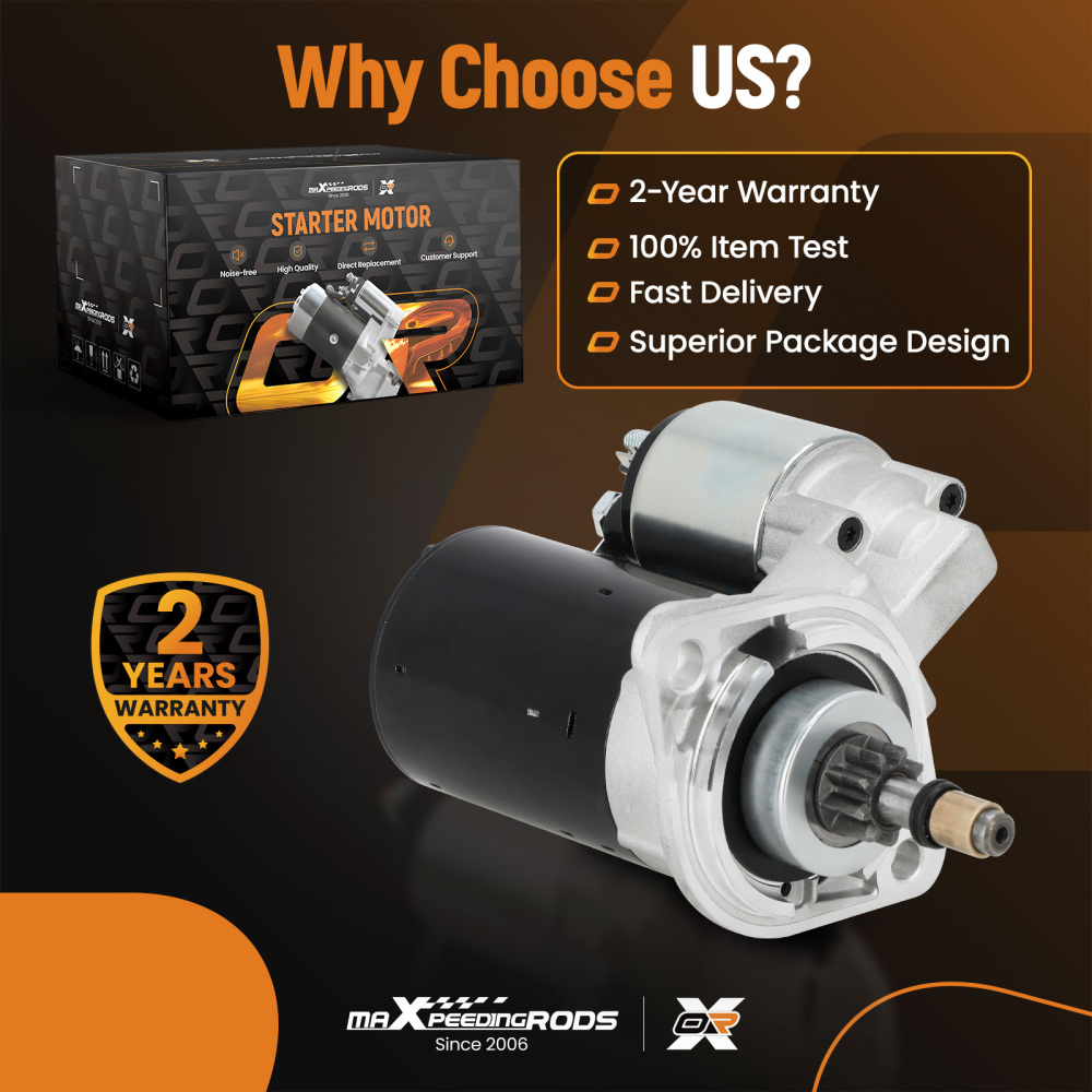 Starter Motor Vag 11191 compatible for VW Classic Beetle Kaefer Transporter T1 T2 1500 1600