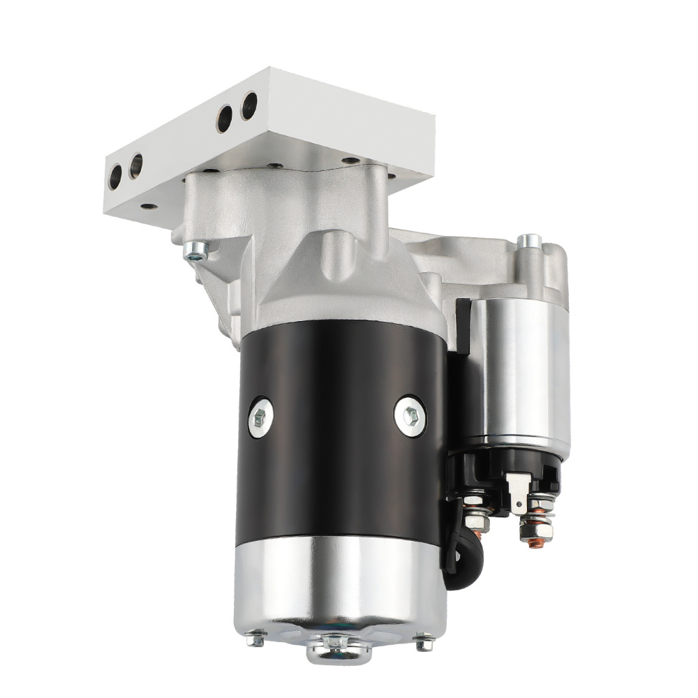 BLACK For SBC compatible for Chevy compatible for Mini Starter High Torque 3HP 153 168 Tooth 350 400 New