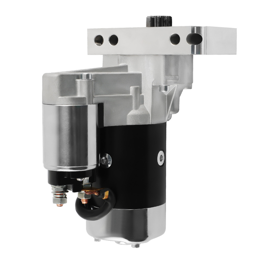 BLACK For SBC compatible for Chevy compatible for Mini Starter High Torque 3HP 153 168 Tooth 350 400 New