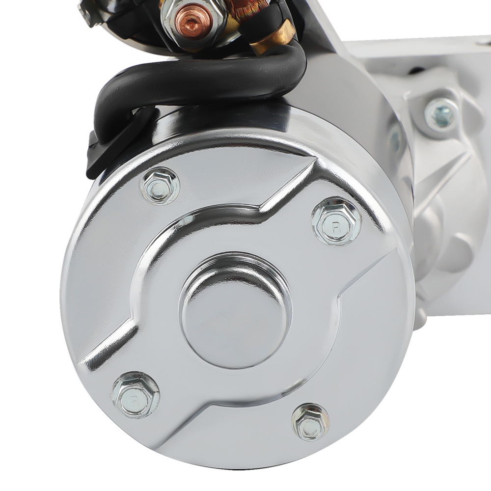 Compatible for Chevy Chrome Small Block compatible for Mini Starter 3HP 153 or 168 Tooth 327 350 400 SBC