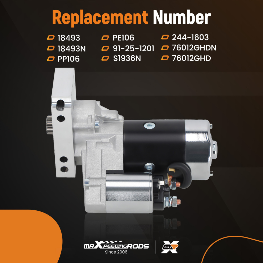 Small & Big Block Starter compatible for Chevy GMC HD compatible for Mini Starter Motor 3HP 305 350 454 V8