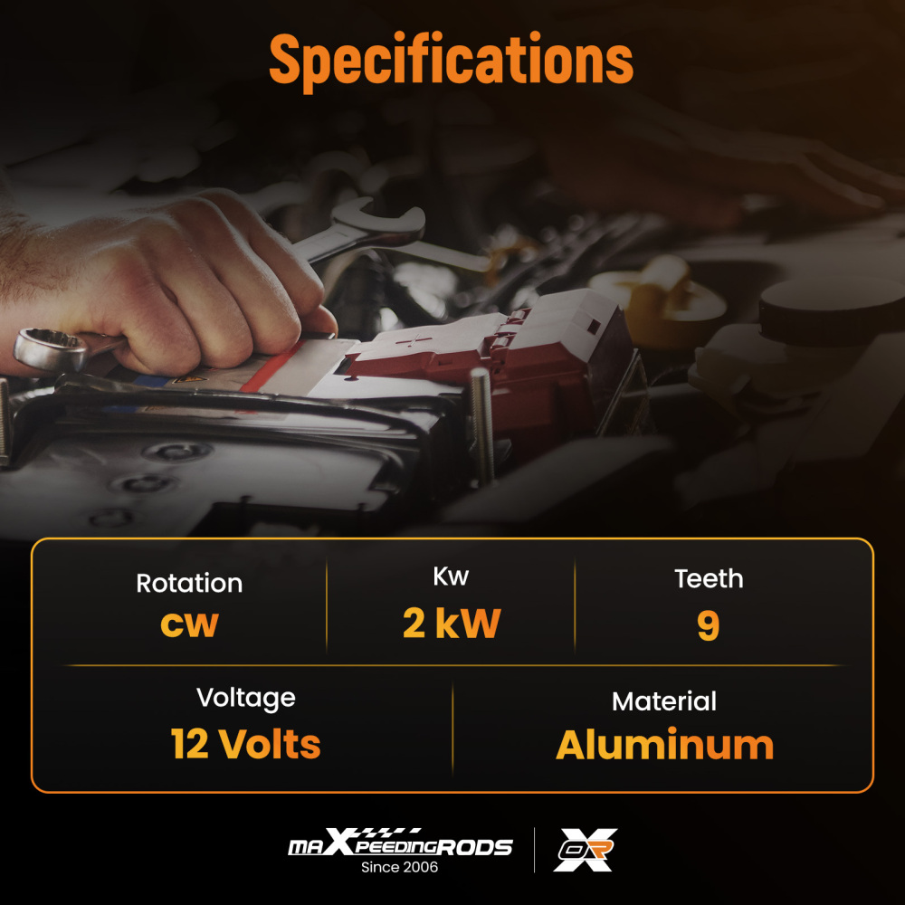 Small & Big Block Starter compatible for Chevy GMC HD compatible for Mini Starter Motor 3HP 305 350 454 V8