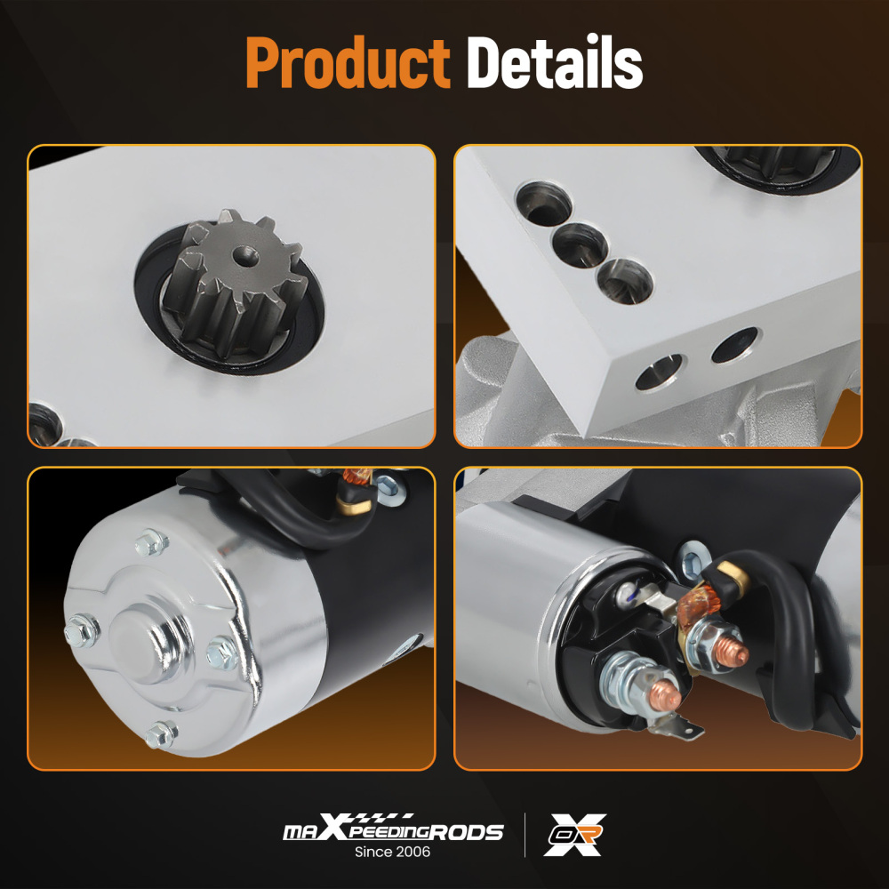 Small & Big Block Starter compatible for Chevy GMC HD compatible for Mini Starter Motor 3HP 305 350 454 V8