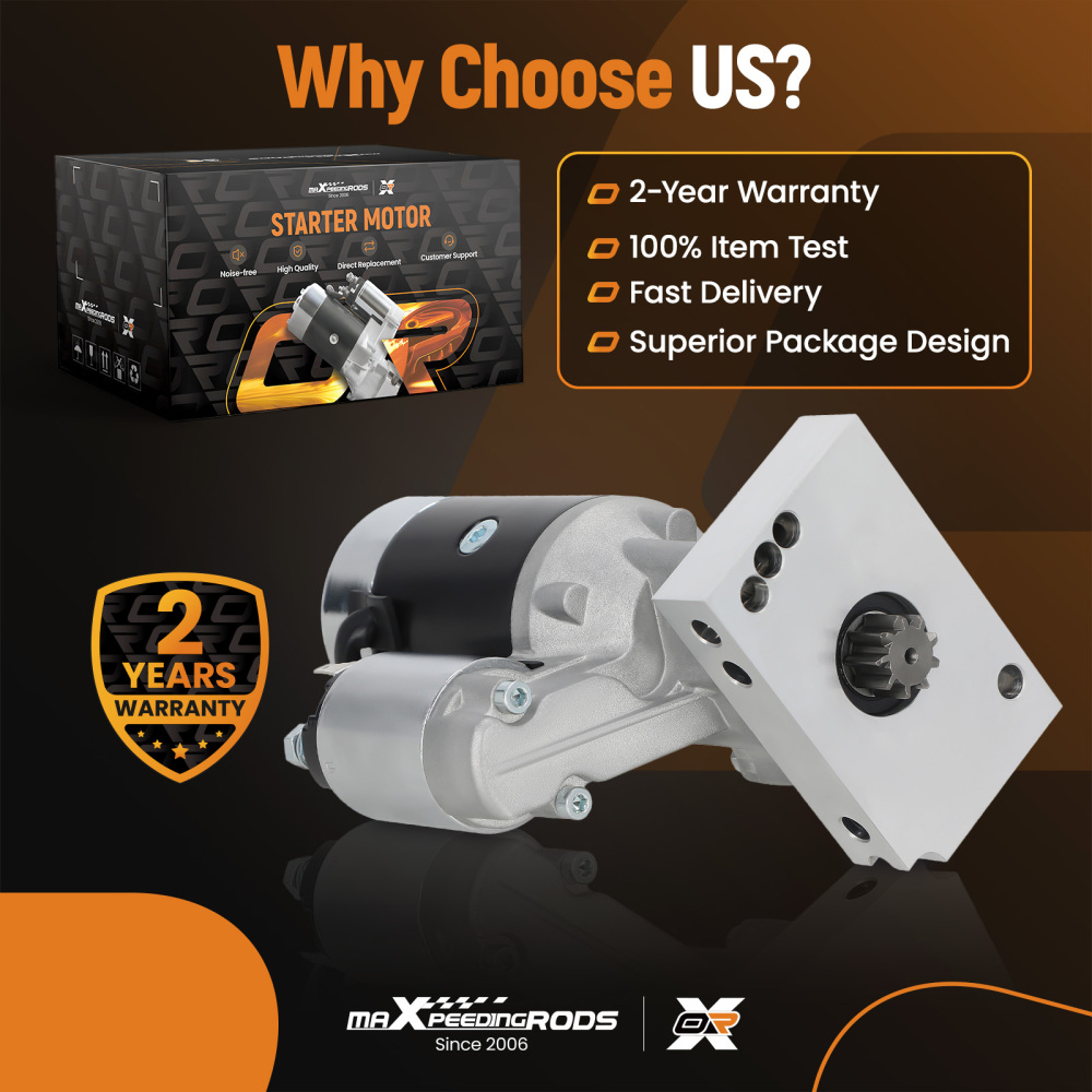 Small & Big Block Starter compatible for Chevy GMC HD compatible for Mini Starter Motor 3HP 305 350 454 V8