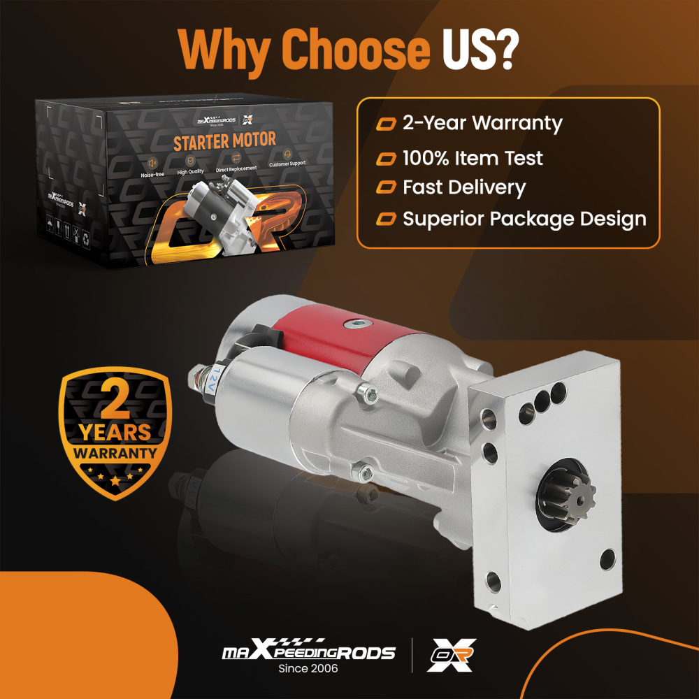 High Torque Small & Big Block Starter Motor compatible for CHEVY HD 3HP 305 350 454