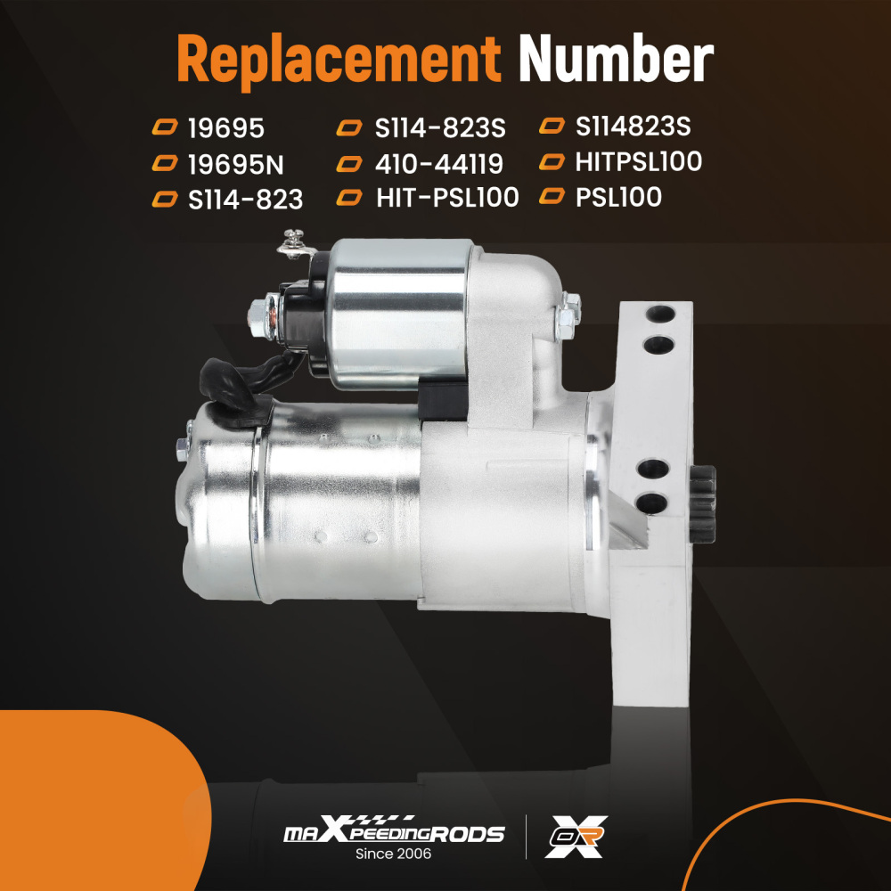 Motor De Arranque Motor démarreurs 12 V compatible para Chevrolet AstroBase 4.3L/262CI V6