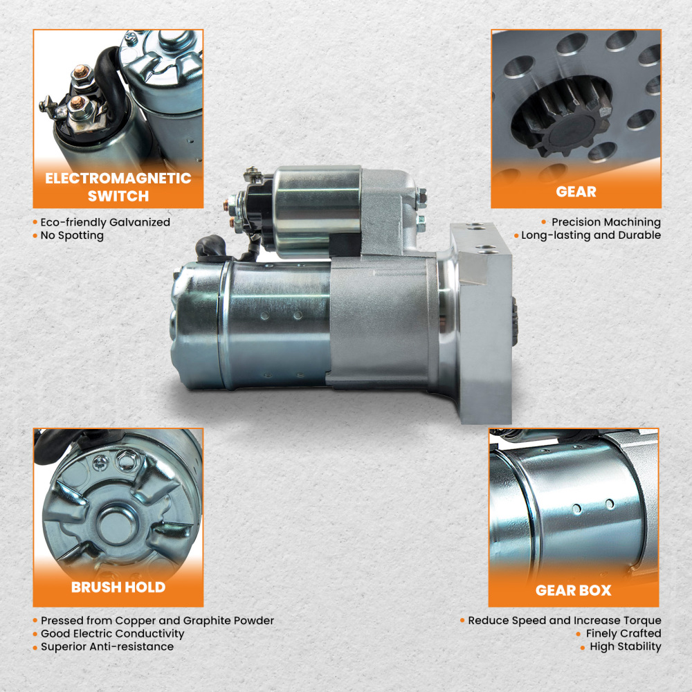 For High Performance New SBC BBC Small And Big Block compatible for Chevy MiniI Starter 305 350 454 19695