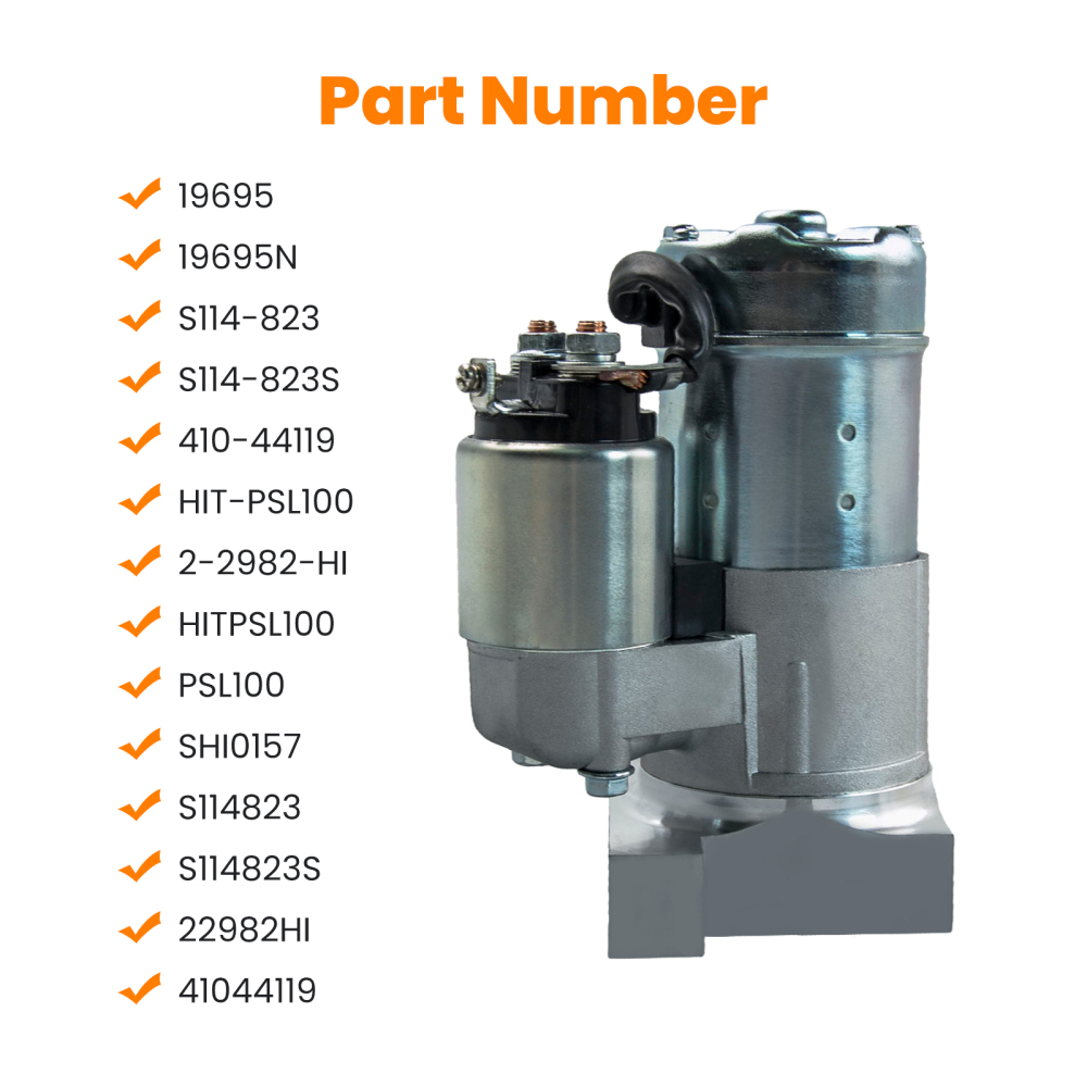 For High Performance New SBC BBC Small And Big Block compatible for Chevy MiniI Starter 305 350 454 19695