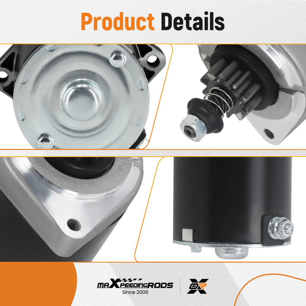 Starter motor compatible for Kawasaki FR651V FR691V FS481V compatible for Cub Cadet Zero-Turn Lawn Mower