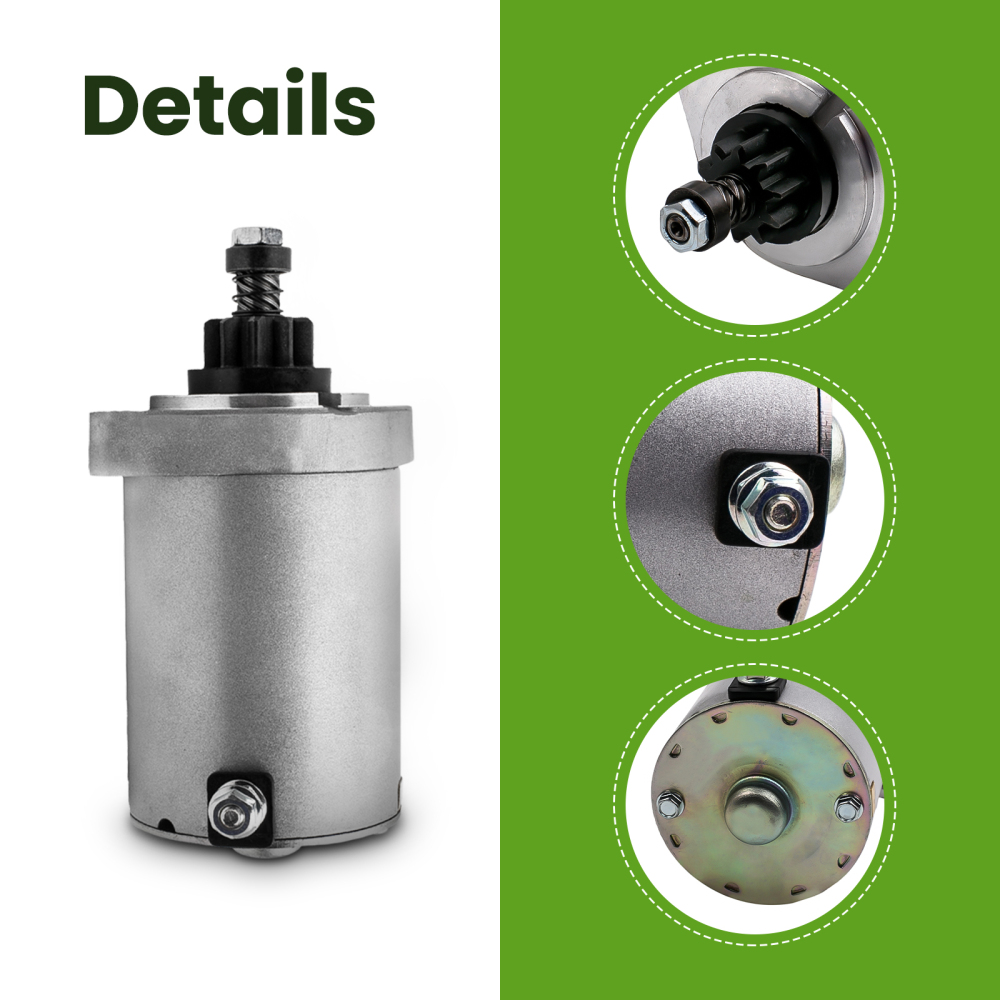 Starter Motor compatible for Kawasaki FR651V, FR691V compatible for John Deere X300 X324
