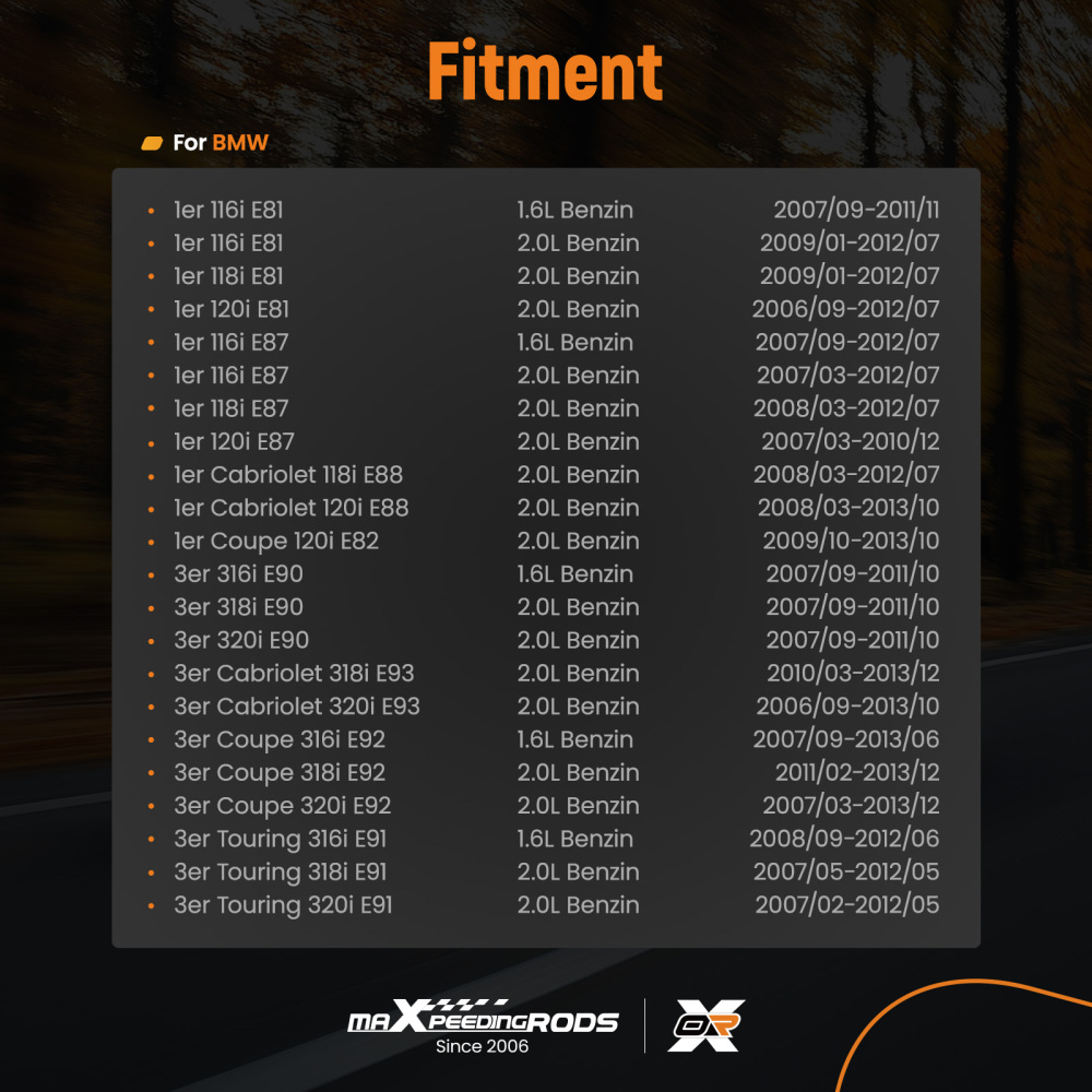 Motorino di Avviamento 1.7kW compatibile per BMW 3er 316i E90 E92 1.6L 2007-2013 0001138001