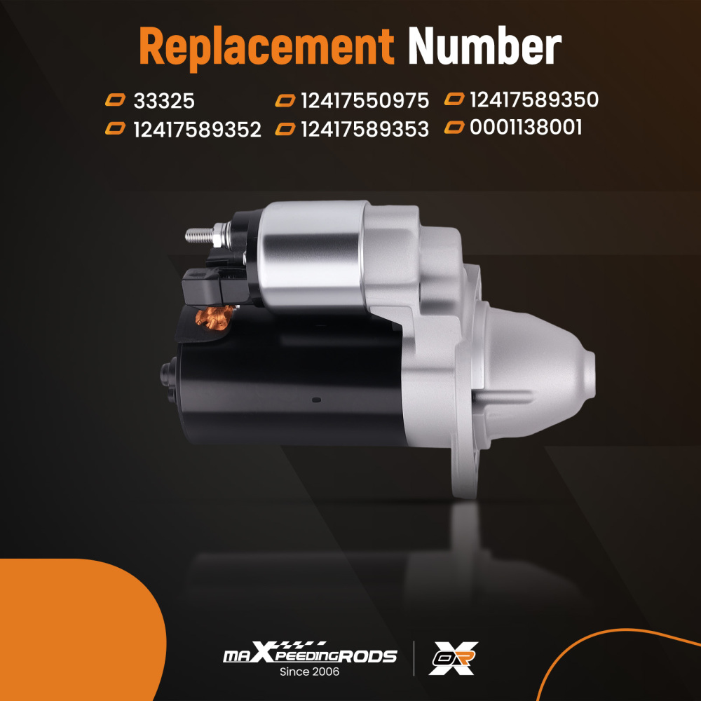 Motorino di Avviamento 1.7kW compatibile per BMW 3er 316i E90 E92 1.6L 2007-2013 0001138001