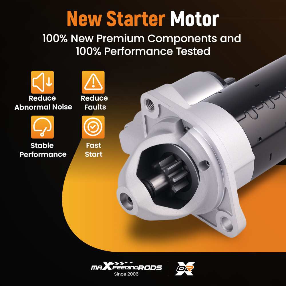 Motorino di Avviamento 1.7kW compatibile per BMW 3er 316i E90 E92 1.6L 2007-2013 0001138001