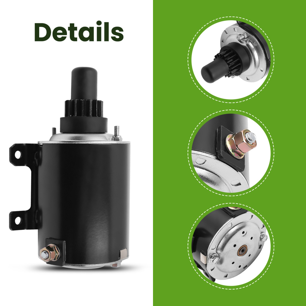 Starter compatibile per Tecumseh 16 Denti Hm80 Hm100 Ohm100 Ohm110 Ohm120 Ohv12 Ohv13 Ohv125