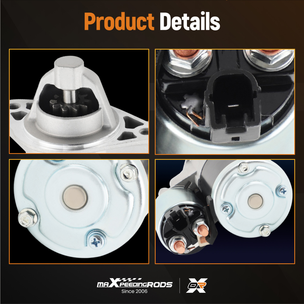 Starter Motor compatible for Toyota Prado GRJ120R GRJ150R V6 engine 1GR-FE 4.0 Petrol 03-14