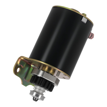 Starter Motor 499521 compatible for Briggs& Stratton compatible for Cub Cadet Lawn Mower 16 Tooth 12V