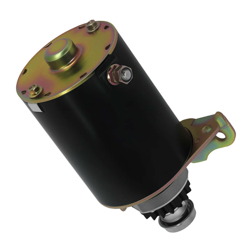 Starter Motor 499521 compatible for Briggs& Stratton compatible for Cub Cadet Lawn Mower 16 Tooth 12V
