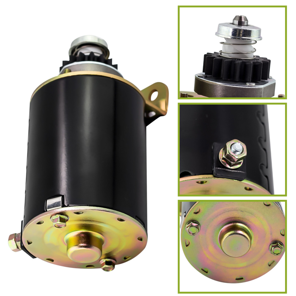 Compatible for Briggs Stratton 16 tooth Heavy Duty and Ride on Mower AM106883 Starter Motor
