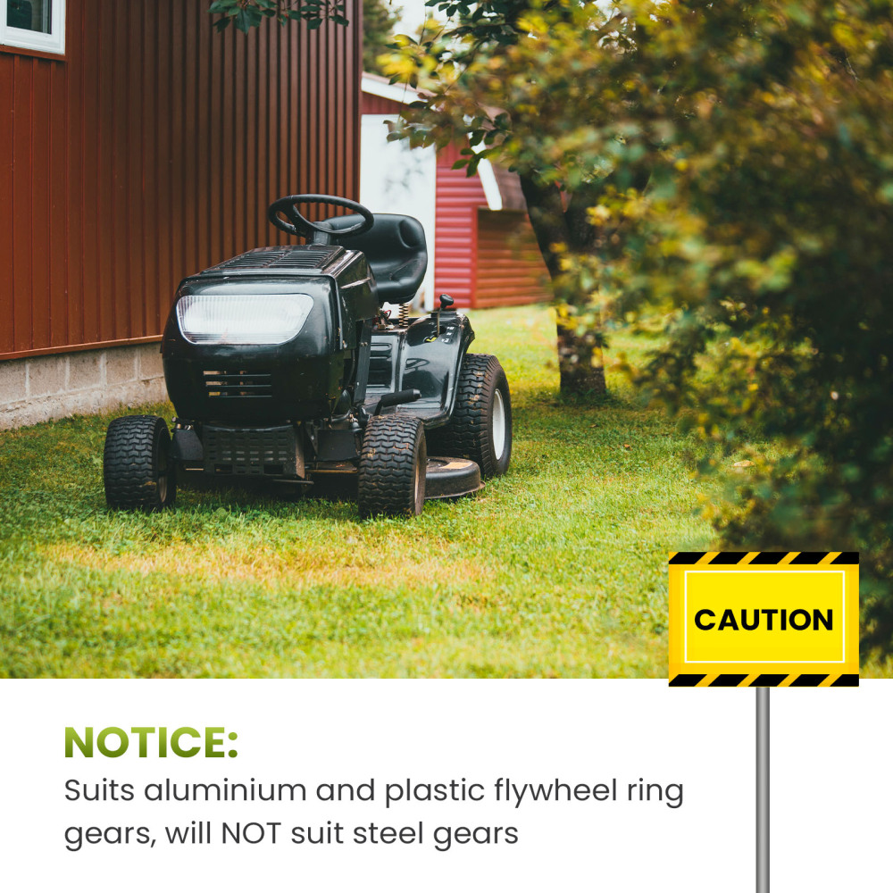 Compatible for Briggs Stratton 16 tooth Heavy Duty and Ride on Mower AM106883 Starter Motor