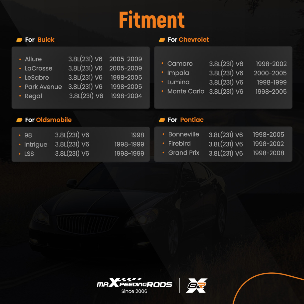 1.4kW Starter Motor compatible for Oldsmobile 98 Delta 88 Intrigue 3.8L 9000930 11T PMGR