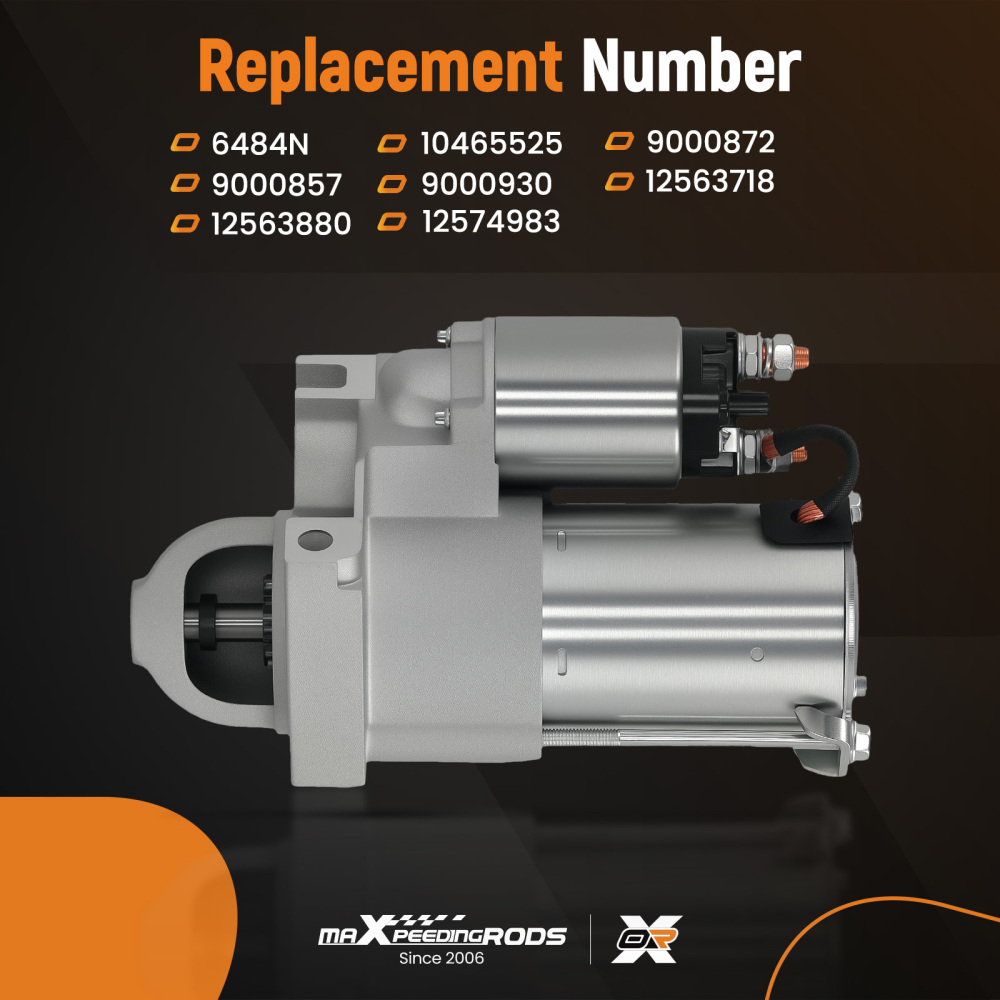 1.4kW Starter Motor compatible for Oldsmobile 98 Delta 88 Intrigue 3.8L 9000930 11T PMGR