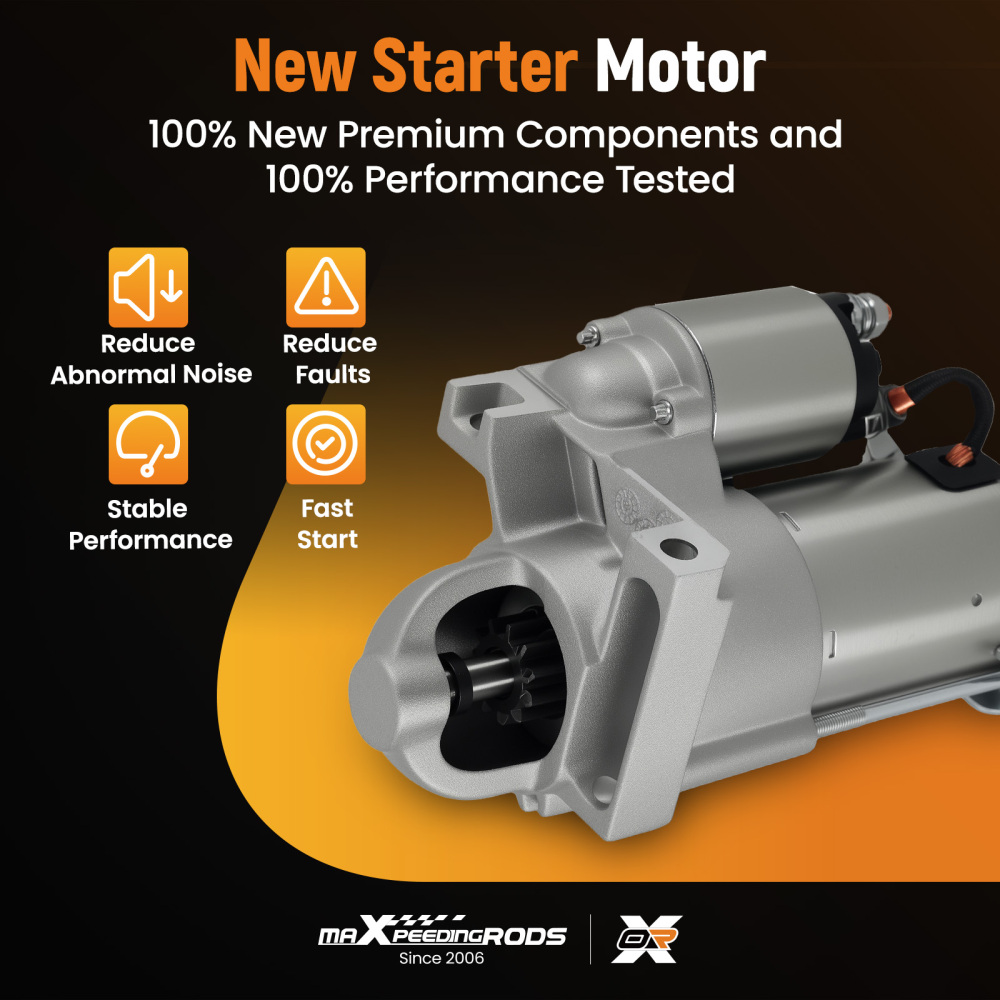 1.4kW Starter Motor compatible for Oldsmobile 98 Delta 88 Intrigue 3.8L 9000930 11T PMGR