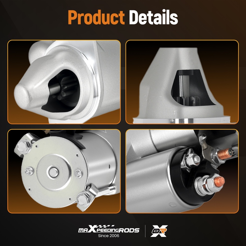 Démarreur 1.2kW 12V compatible pour Suzuki Swift 1.6L 2004-2008 1202131 1202961 9 Dents