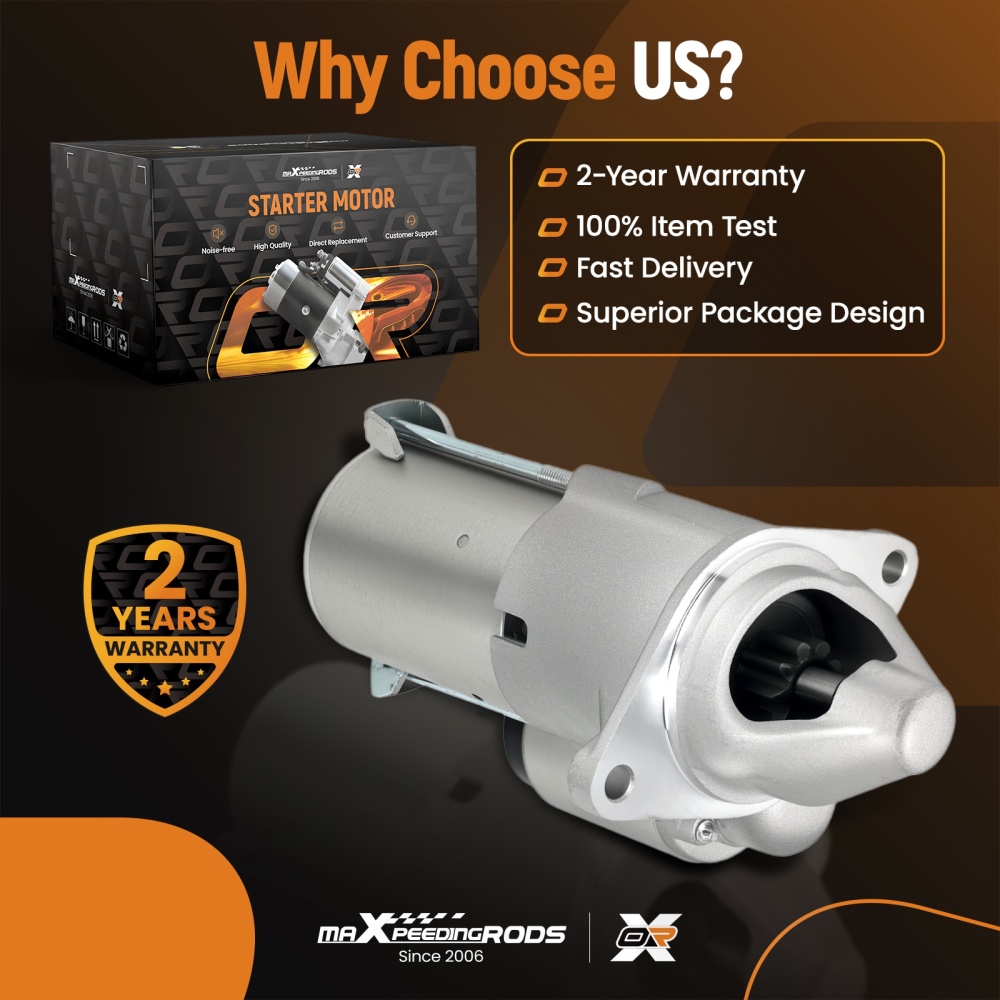 Démarreur 1.2kW 12V compatible pour Suzuki Swift 1.6L 2004-2008 1202131 1202961 9 Dents