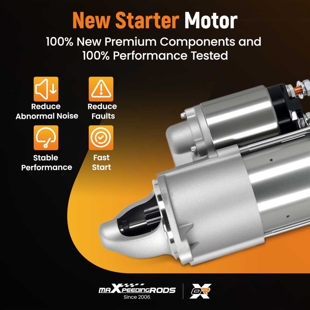 1.2kW PMGR Starter compatible for Chevrolet Sonic 1.8L 55576980 12V 9 Teeth CW