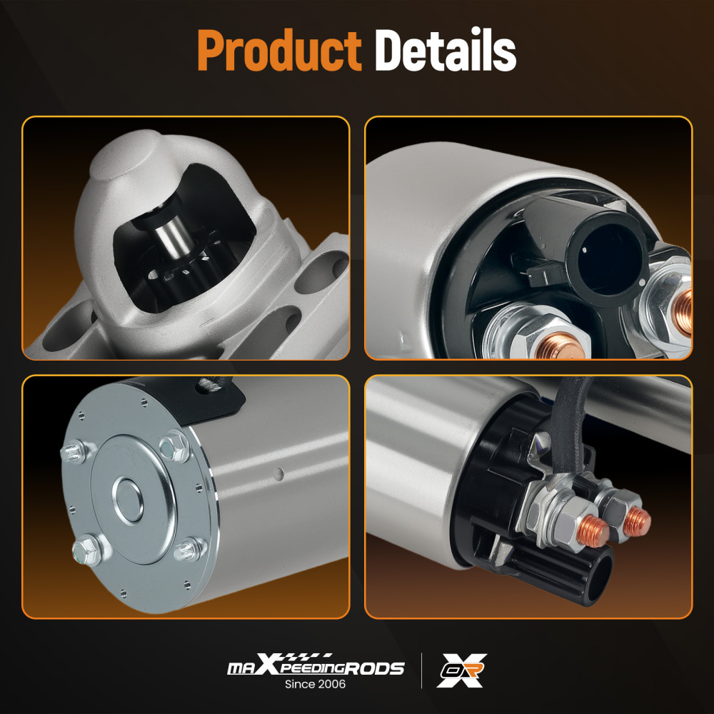 Starter Motor compatible for Cadillac CTS Escalade 6.0L 6.2L 2006 2007-2014 6942N PMGR 11T