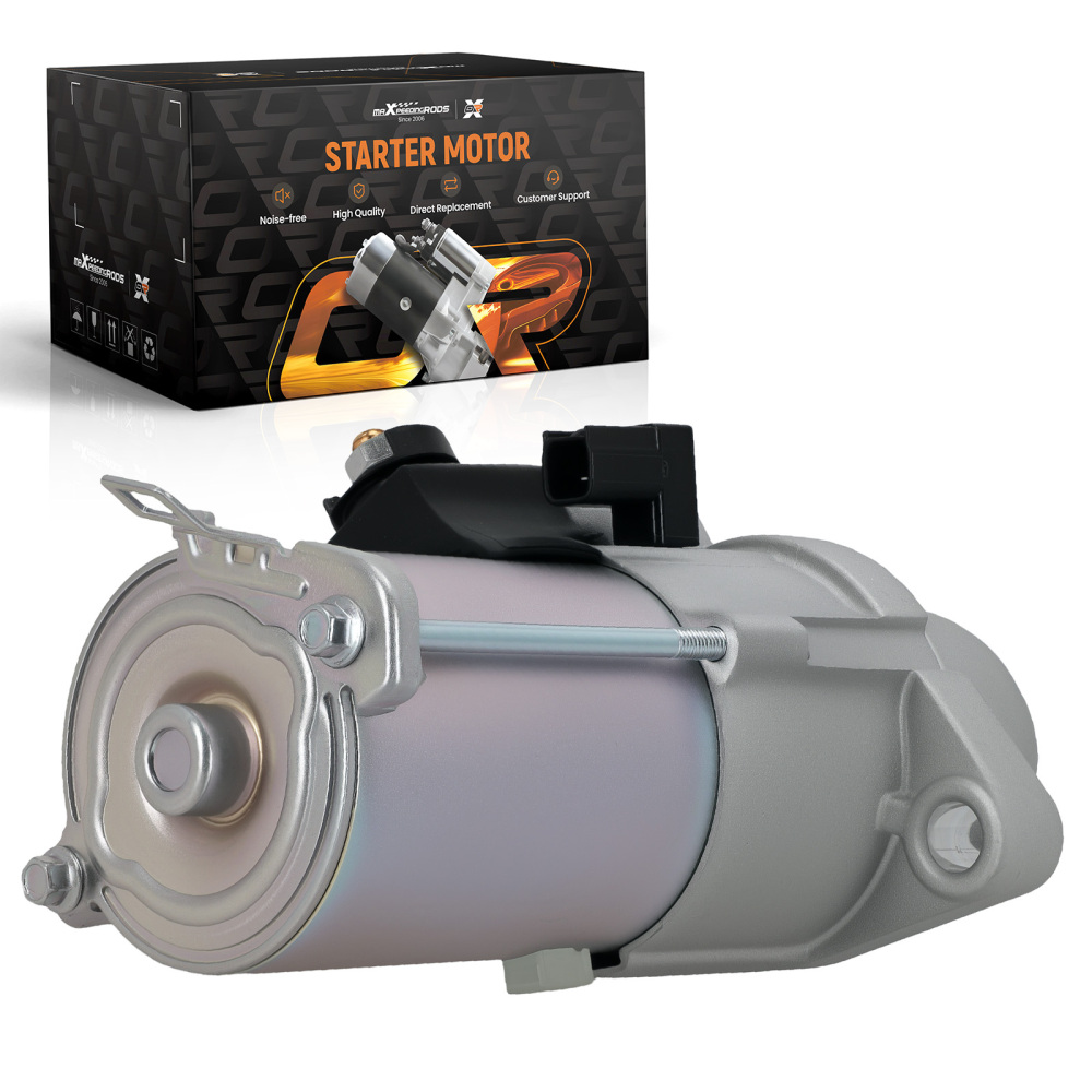 Starter Motor (SQUARE PLUG) Compatible for Honda CR-V CRV Accord Euro Odyssey 4cyl 2.4L