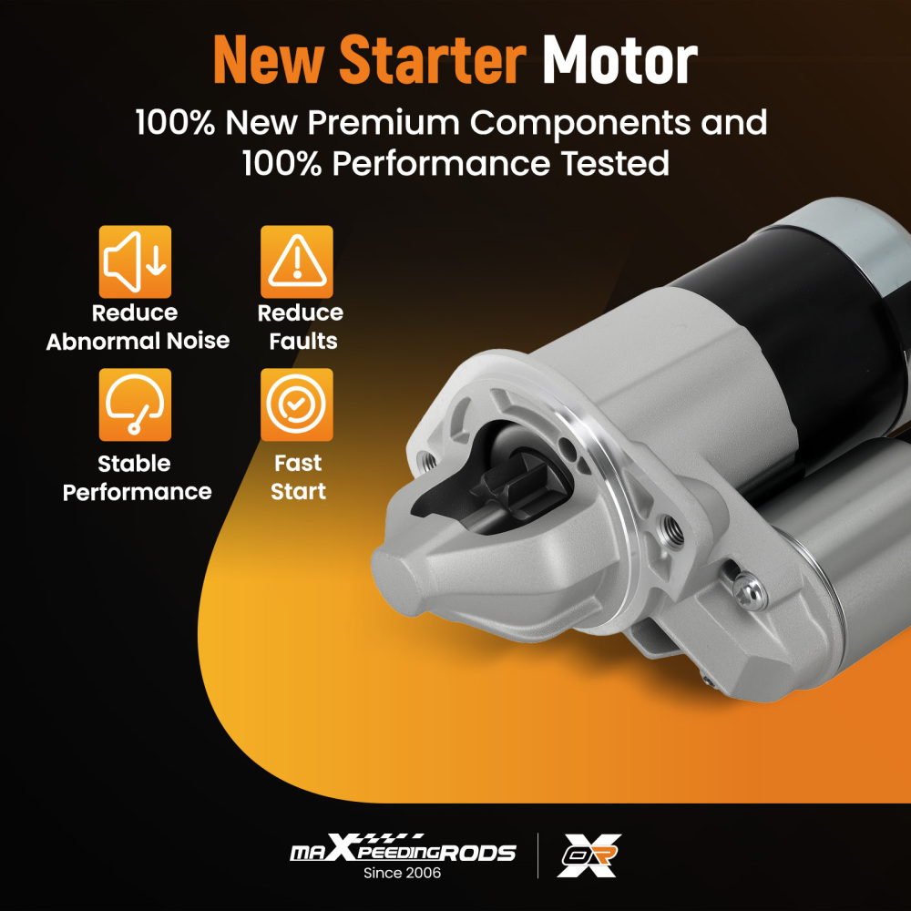 Starter Motor compatible for Hyundai Elantra 1.8L 2.0L 1996-2006 3610023100 Manual 12V