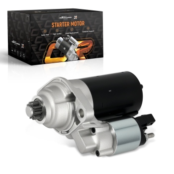 Starter Motor compatible for Audi TT compatible for VW Golf Beetle 1.8L 2.0L 02A911023LX 17780N PMGR 12V