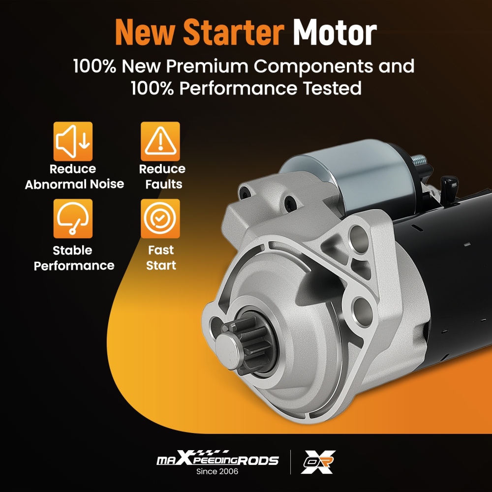 Motorino di Avviamento compatibile per Volkswagen Beetle 1.8L 2.0L 020911023FX 9T