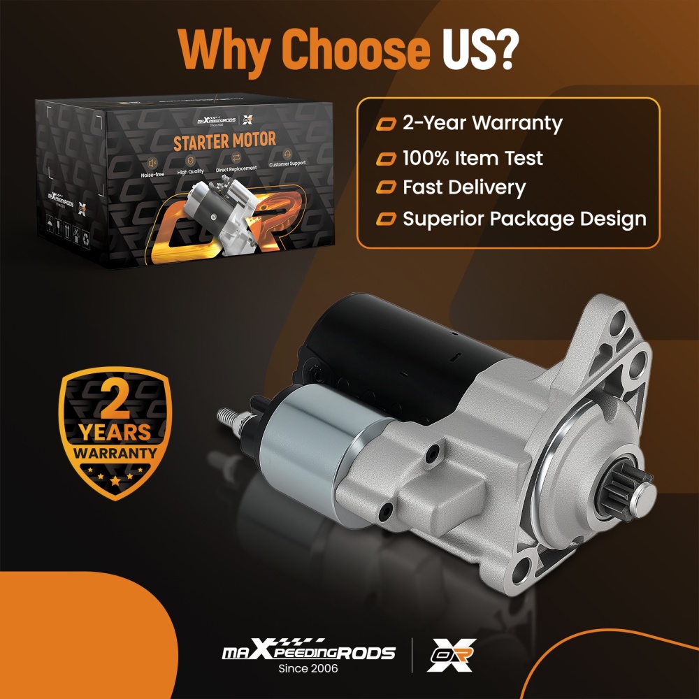 Motorino di Avviamento compatibile per Volkswagen Beetle 1.8L 2.0L 020911023FX 9T