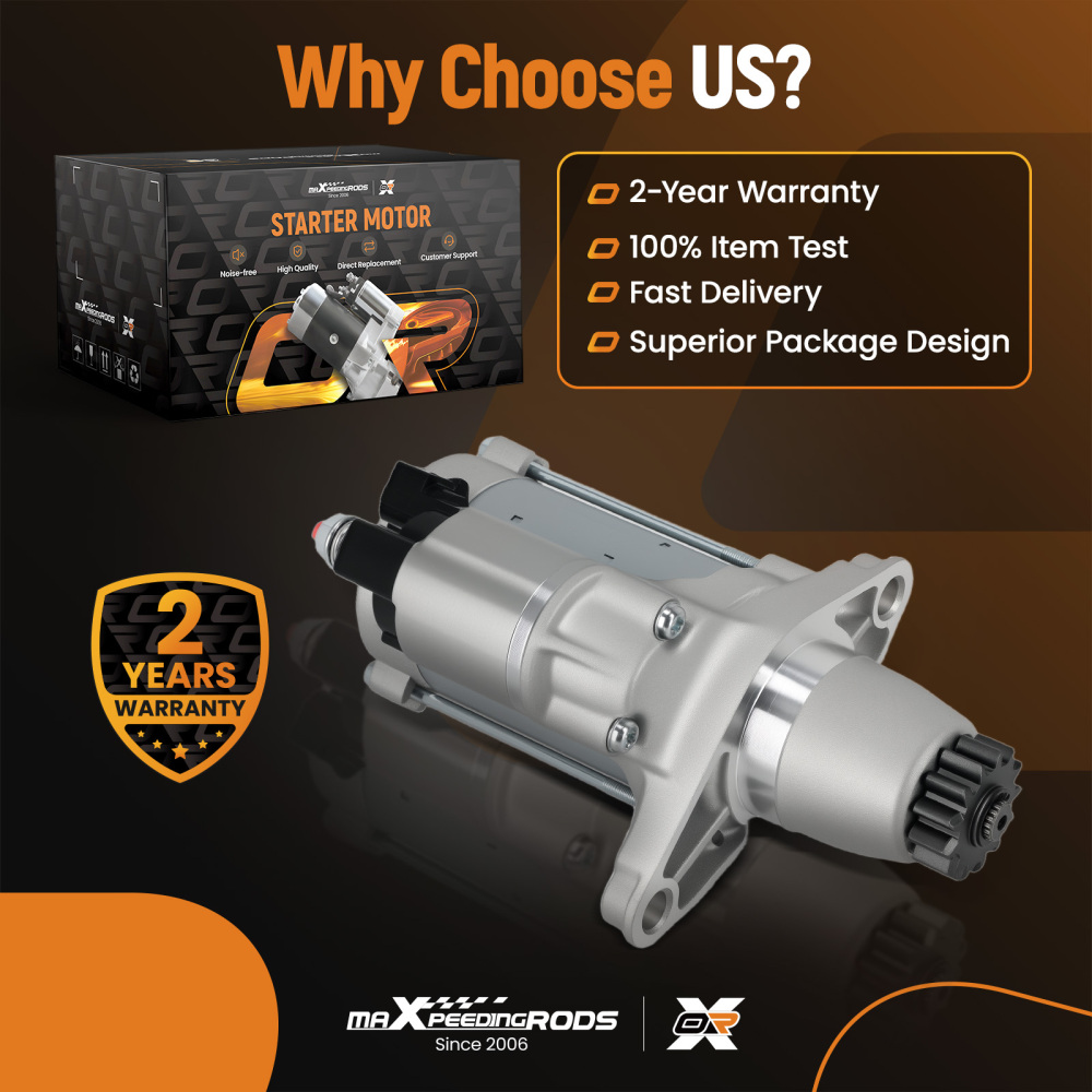 Starter Motor compatible for Toyota Avalon compatible for Camry 2.4L 3.0L 2002-2018 281000V012 1.6KW